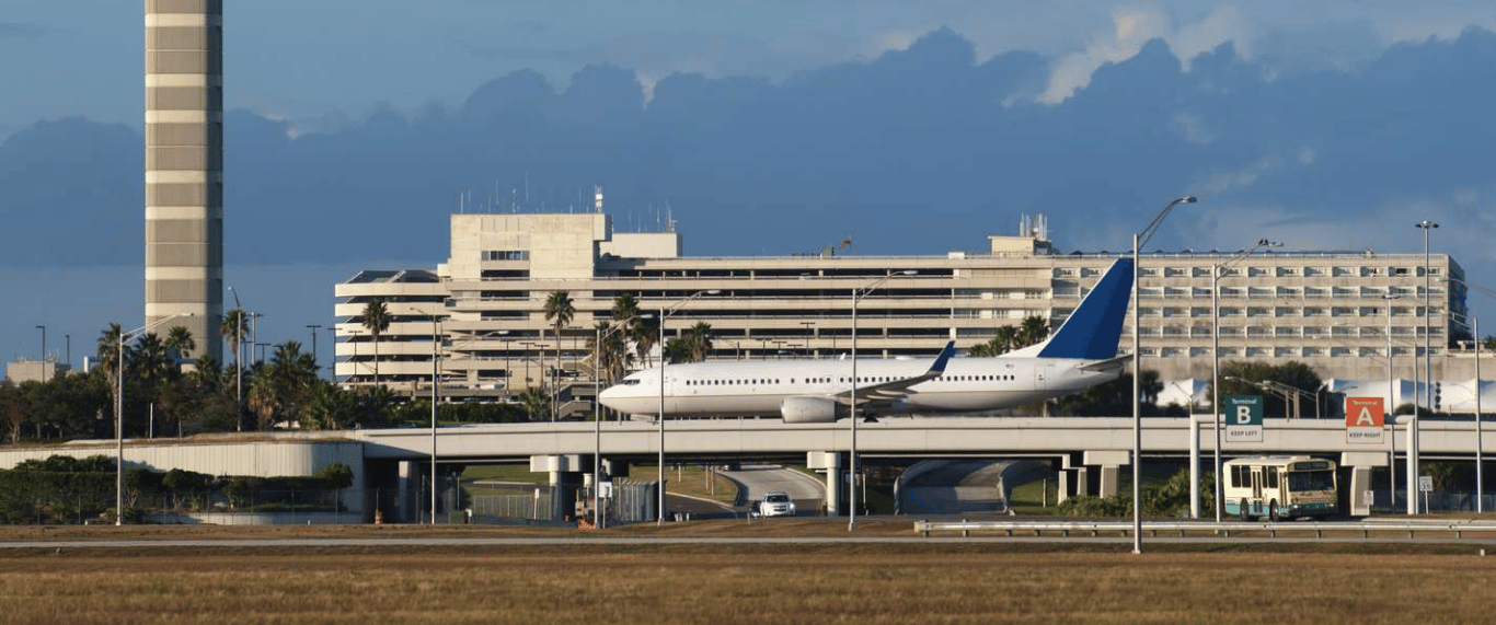 Orlando International Airport (MCO) and Sanford International Airport (SFB) terminals
