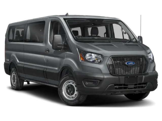 Black passenger van